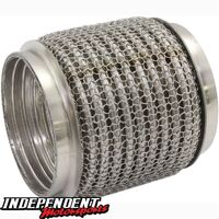 Stainless Steel Flex Joint With Mesh - 2-1/4"