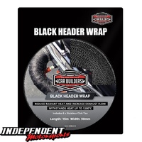 Car Builders Premium Black Exhaust Header Wrap 