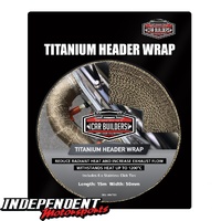 Car Builders Titanium Exhaust Header Wrap – 50mm x 15m