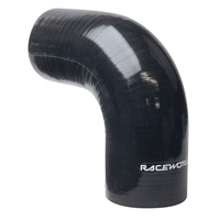 SHE-090-250BK Raceworks Silicone Hose – 90 Elbow [Size:2.5" ]